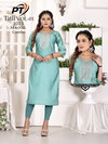 Titli Vol 1 By Pt Rayon Viscose Dobby Surat Kurti Wholesale Market
